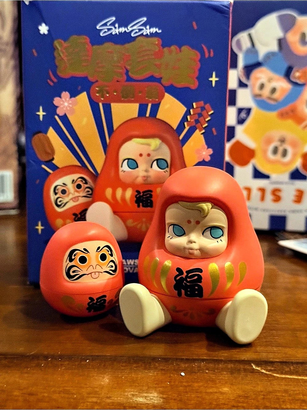 PAWS NOVA x SamSam Daruma Russian Doll Series